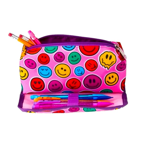 PenGear Smiley Face Pencil Pouch - Picture 2 of 4